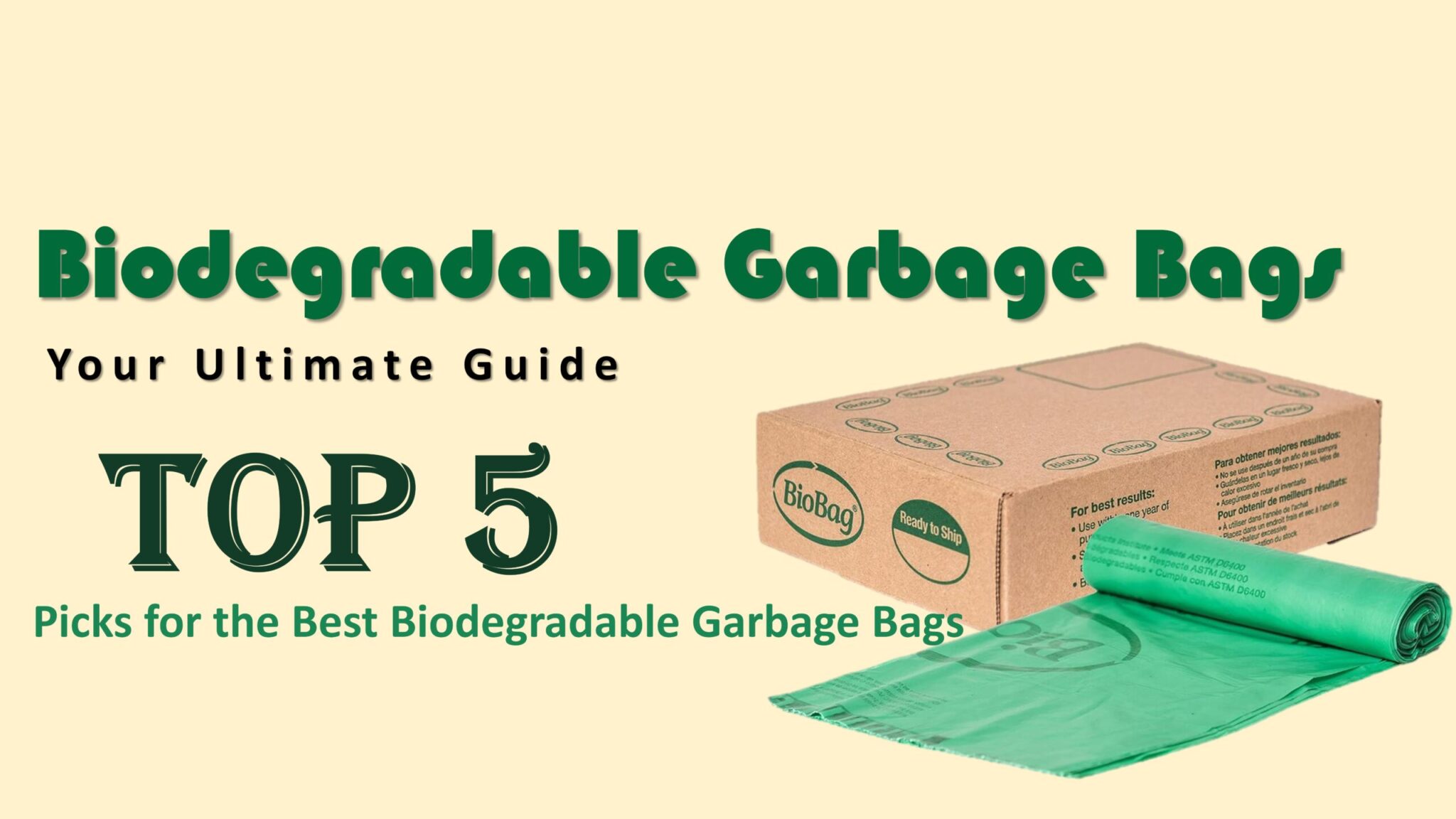 Biodegradable Garbage Bags Your Ultimate Guide Sustainoverse