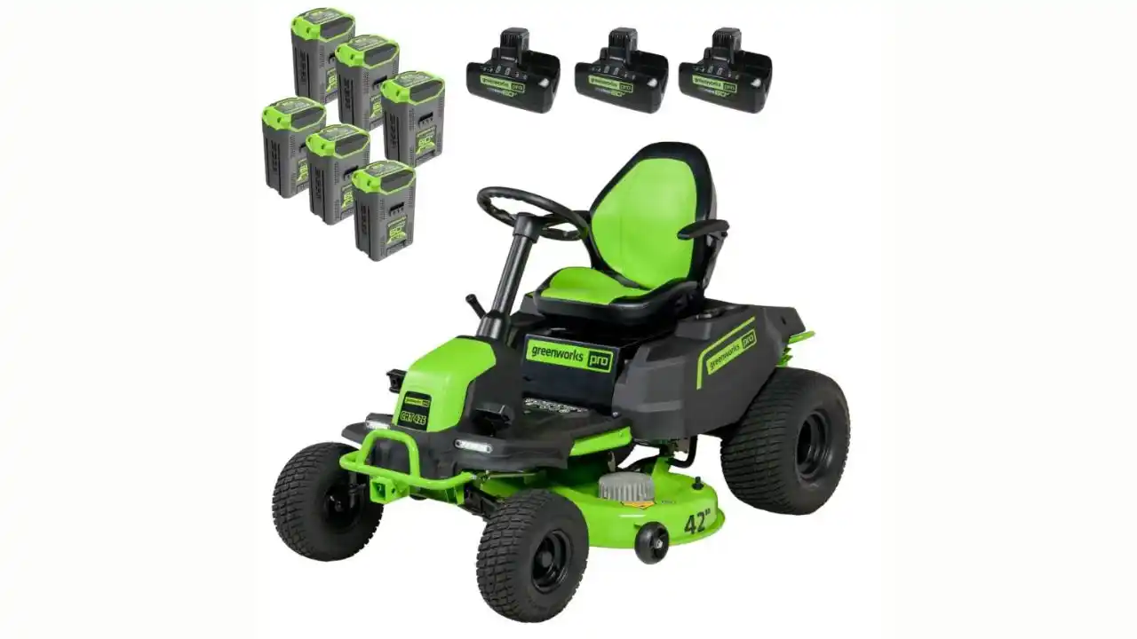 Greenworks Pro 60V 42-Inch CrossoverT Riding Lawn Mower 
