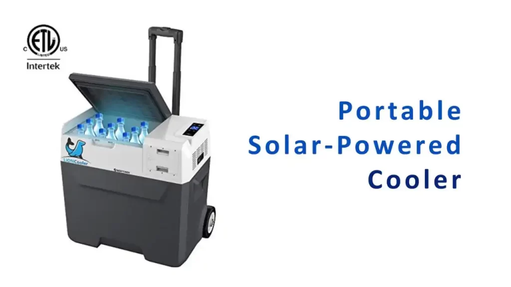 LionCooler X50A Portable Solar Fridge Freezer, 52 Quarts, (New Model)