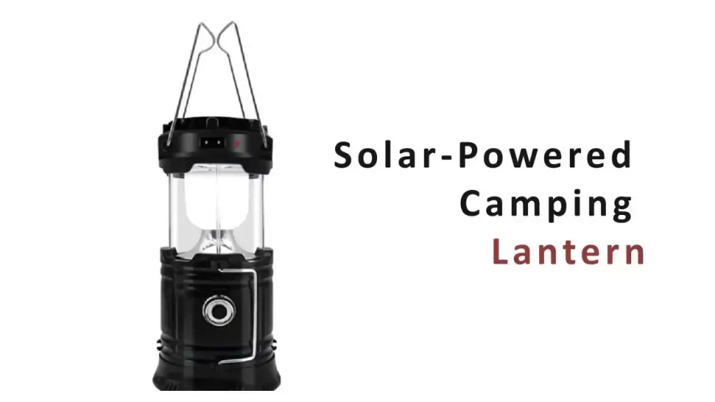 Solar Camping Lantern Rechargeable with Hand Crank LED Torch Lamp Light Waterproof