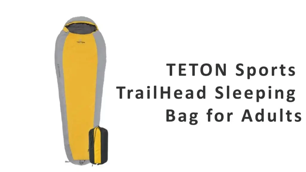 TETON Sports TrailHead Sleeping Bag for Adults; Lightweight Camping