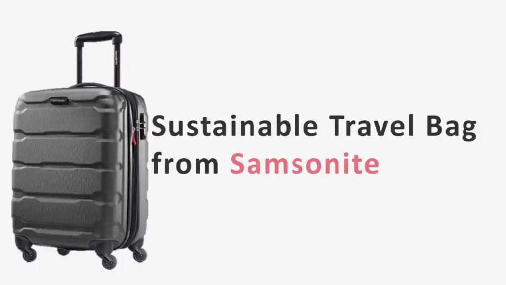 Sustainable Travel Bag Samsonite Omni PC 