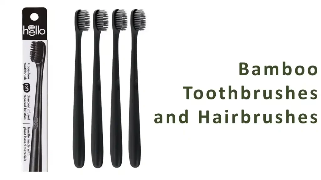 Charcoal Soft Toothbrush with Activated Charcoal from Sustainable Bamboo