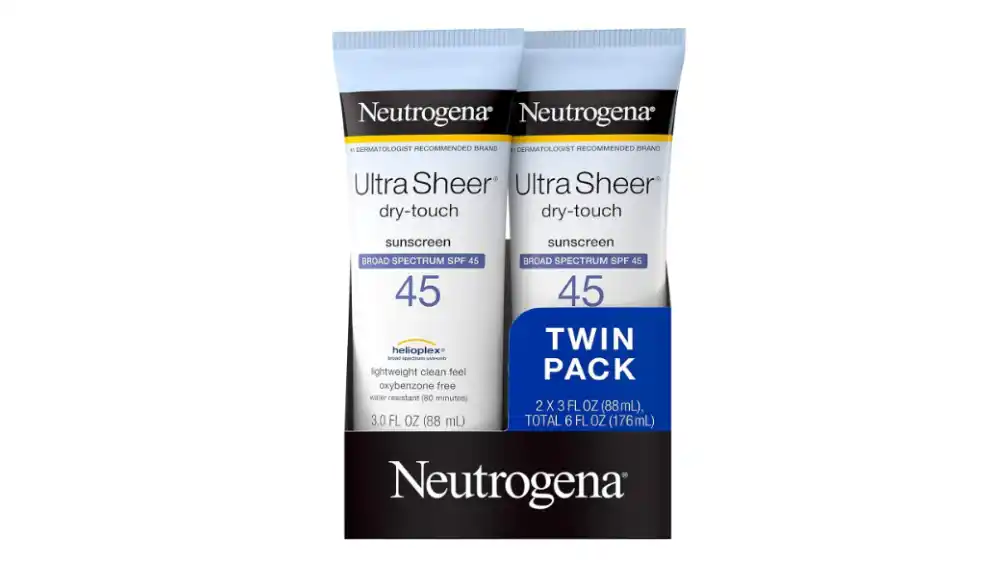 Neutrogena Ultra Sheer Dry-Touch SPF 45 Twin Pack