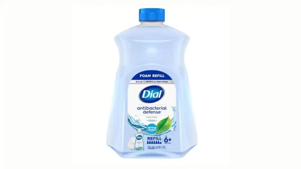 Dial Antibacterial Foaming Liquid Hand Soap Refill, Spring Water, 52 fl oz