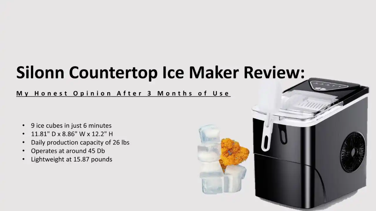 Silonn Countertop Ice Maker Review: My Honest Opinion After 3 Months Of 