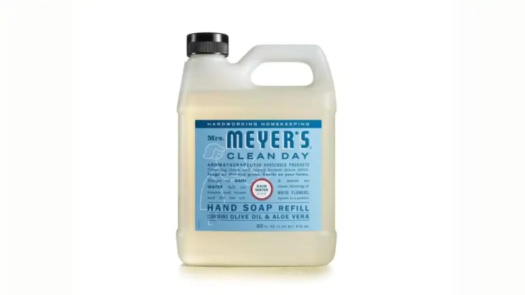 MRS. MEYER'S CLEAN DAY Liquid HandSoap Refill, Rainwater, 33 OZ