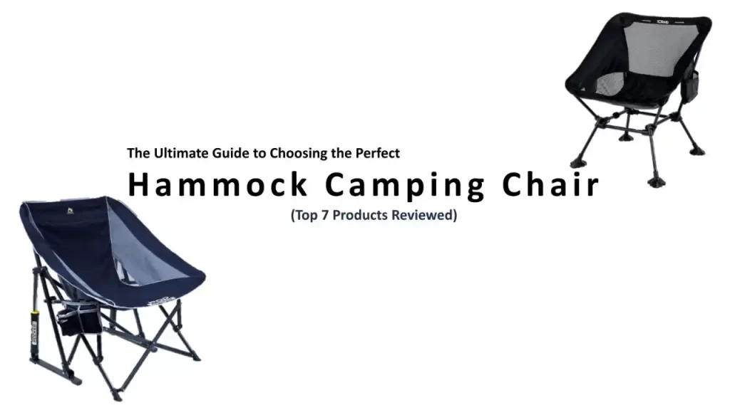 Hammock Camping Chair
