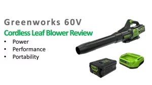 Greenworks 60V Cordless Leaf Blower Review