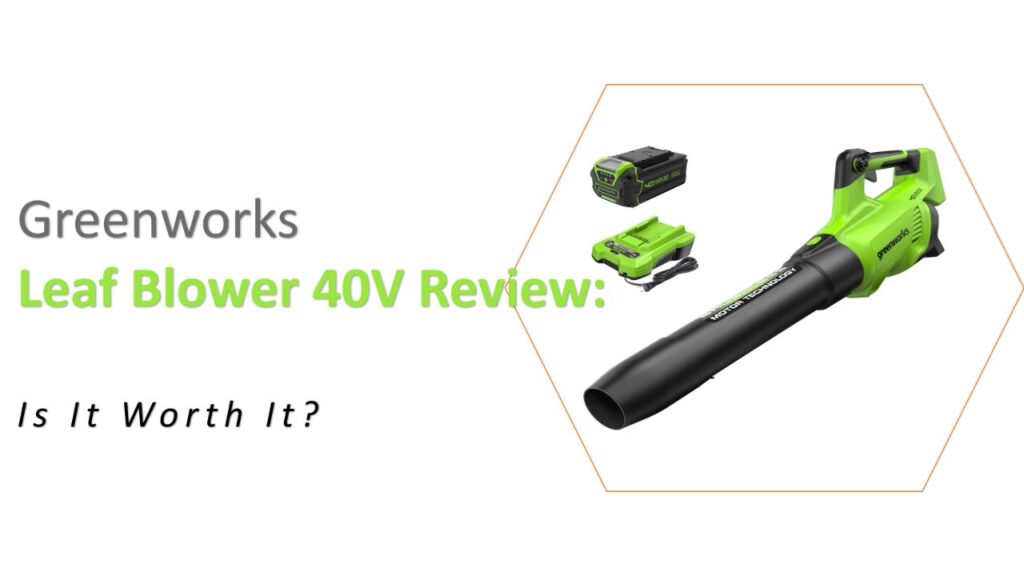 Greenworks Leaf Blower 40V