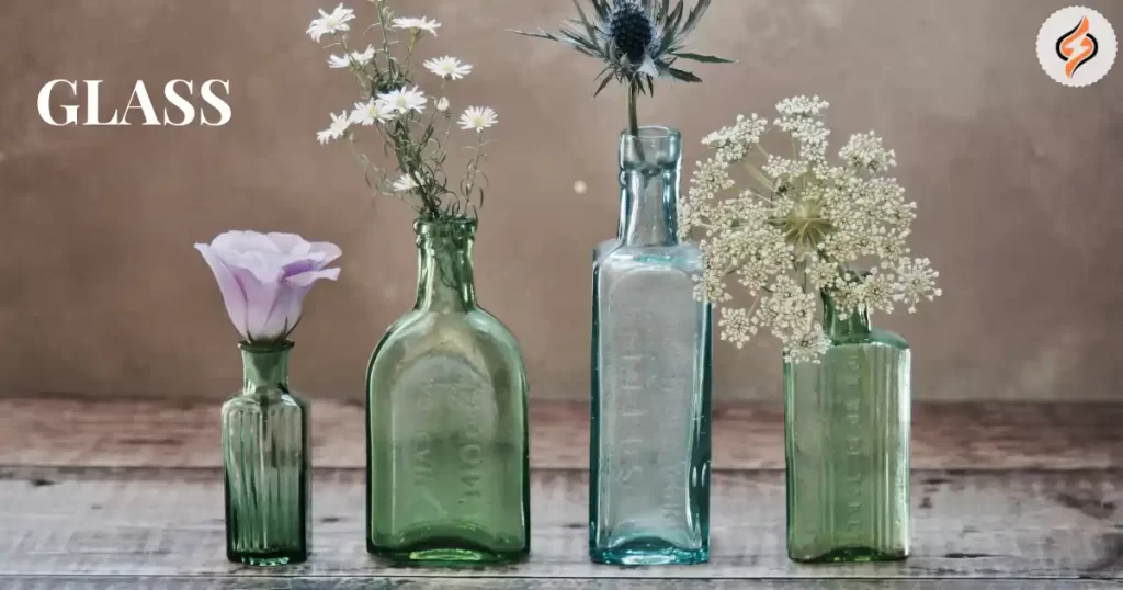 Glass Waste; one of the 5 items that are recycled