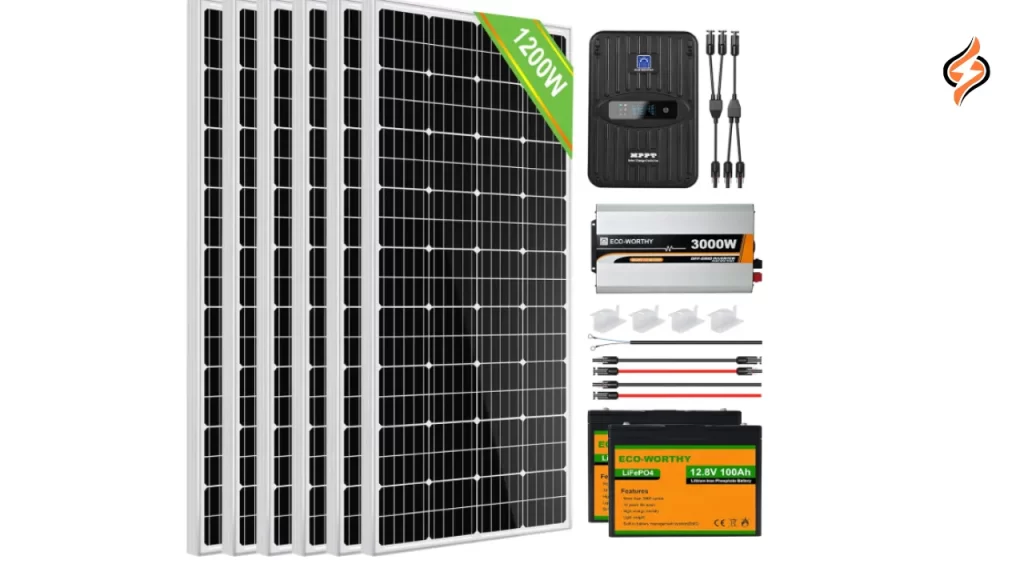 ECO-WORTHY Complete RV solar system with batteries
