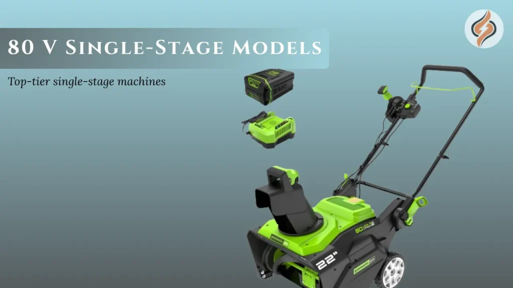 80 V Greenworks Snow Blowers