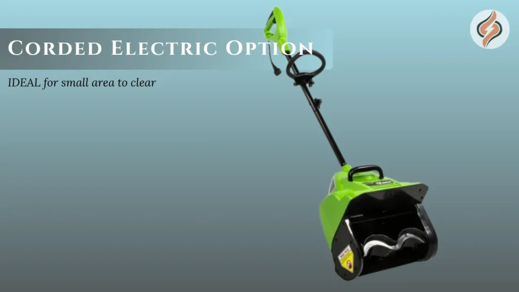 Corded Electric Greenworks Snow Blower